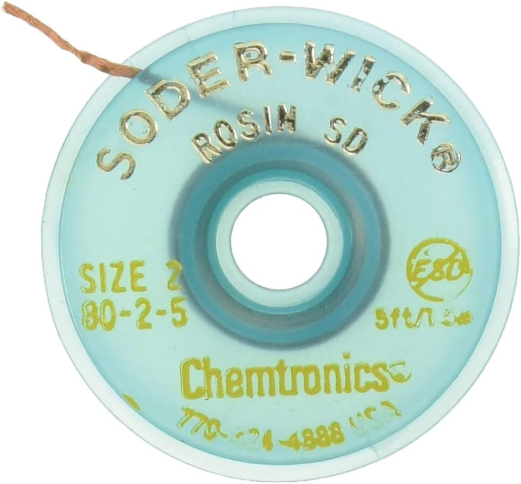 Chemtronics Soder-Wick Rosin Desoldering Braid